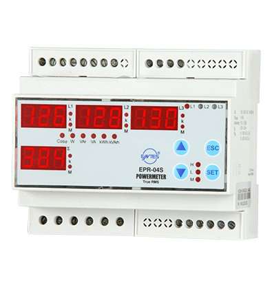 EPR-04S-DIN GÜÇ VE ENERJİ ÖLÇERLER