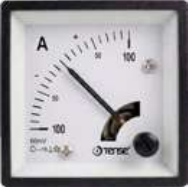 Tense DC ANALOG ORTADAN SIFIRLI AMPERMETRE (+,-) DÖNER BOBİNLİ 60mV GİRİŞLİ resmî seri görseli