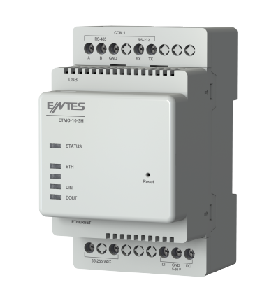 ETMO-10-SH Ethernet Sayaç Okuyan Gateway AĞ HABERLEŞME DONANIMLARI