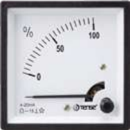 Tense DC ANALOG AMPERMETRE (DÖNER BOBİNLİ 4-20mA GİRİŞLİ) resmî seri görseli