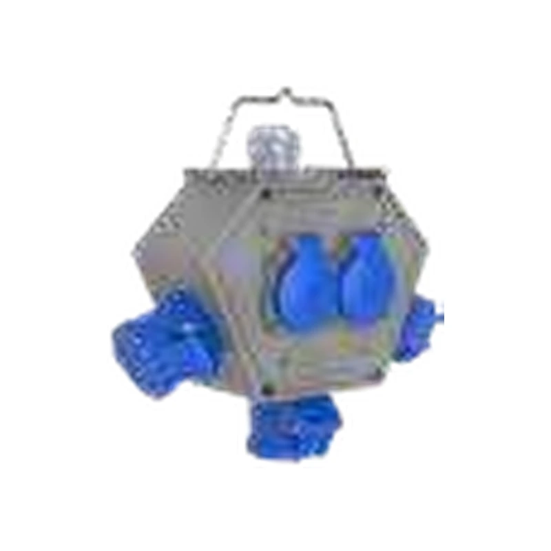 IP44 Polybox CEE Norm IP44 3/16A. 3 Ad. + 1/16A. 2 Ad. Box