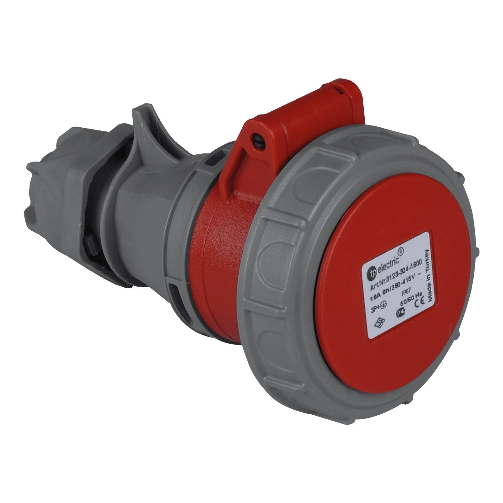 5x32A - CEE NORM IP 67 Uzatma Prizi, Vidalı